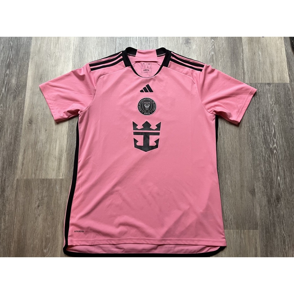 Adidas Inter Miami FC Pink Messi Aeroready Soccer Football Jersey Men's Size XL